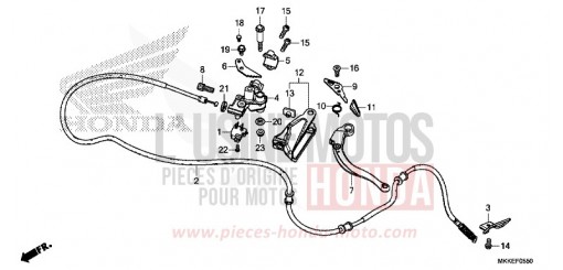 PARKING BRAKE LEVER CRF1000DK de 2019